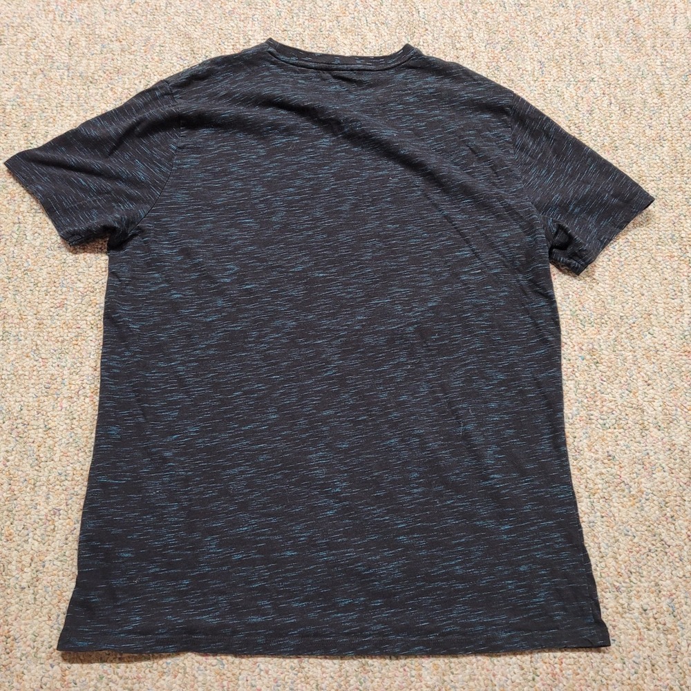 Projek Raw Shirt Mens Large Black Blue Space Dye Exploration Series Logo Graphic - Picture 14 of 15
